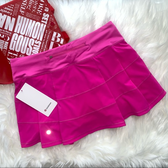NWT Lululemon POW PINK Pace Rival Skirt Regular - Picture 4 of 5